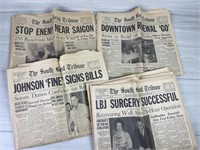 1960s THE SOUTH BEND TRIBUNE NEWSPAPER INDIANA