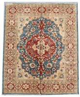 HAND-TIED PAKISTANI GHANZI RUG, 11'8.5" X 9'0"