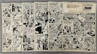 D.C. Comics Original Art (6) Pages.