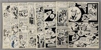 D.C. Comics Original Art (8) Pages.