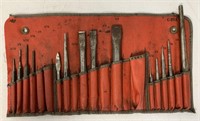 Snap-on Chisel and Punch Set/Pouch