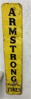 Armstrong Rhino Flex Tires metal sign