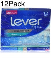 12Pack Lever 2000 Bar Soap, Original, 4 oz