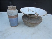 spittoon & popcorn pottery