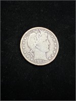 1914 Barber Half Dollar