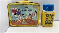 1973 HANNA BARBERA THE CHAN CLAN LUNCHBOX THERMOS