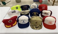 Lot of (12) Vintage Snapback Trucker Hats