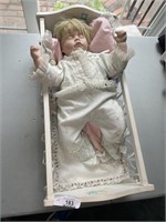 Porcelain bisque baby doll