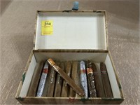 Vintage Cigar Box & Cigars