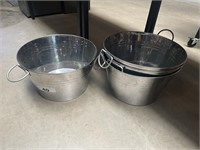 4 S/S Ice Buckets