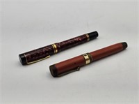 PARKER DUOFOLD - 5.25" & BIG RED (5")FOUNTAIN PENS