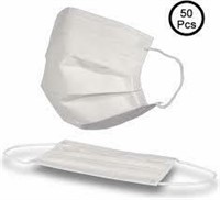 Disposable Masks 50 pieces White