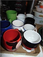 Disney Coffee mugs, griddle, poacher, plus