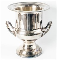 Round Silver Plate Champagne Bucket