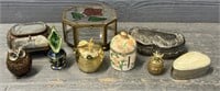 (9) Assorted Jewelry Trinket Boxes