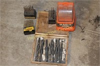 Assorted bits, drill bits