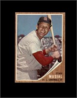 1962 Topps #50 Stan Musial NRMT to NM-MT+