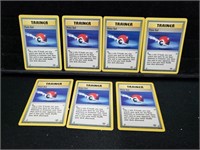 (7) 1999 POKEMON JUNGLE CARDS