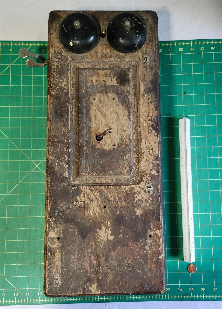 Antique Malhure USFS wall phone