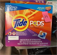 120 Pacs Tide Laundry Pods