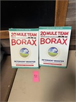 2 Boxes of 20 Mule Team Borax Detergent Booster