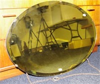 Early oval wall mirror