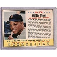 1963 Post Cereal Willie Mays