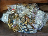 Large Lot of Vintage Costume Jewelry