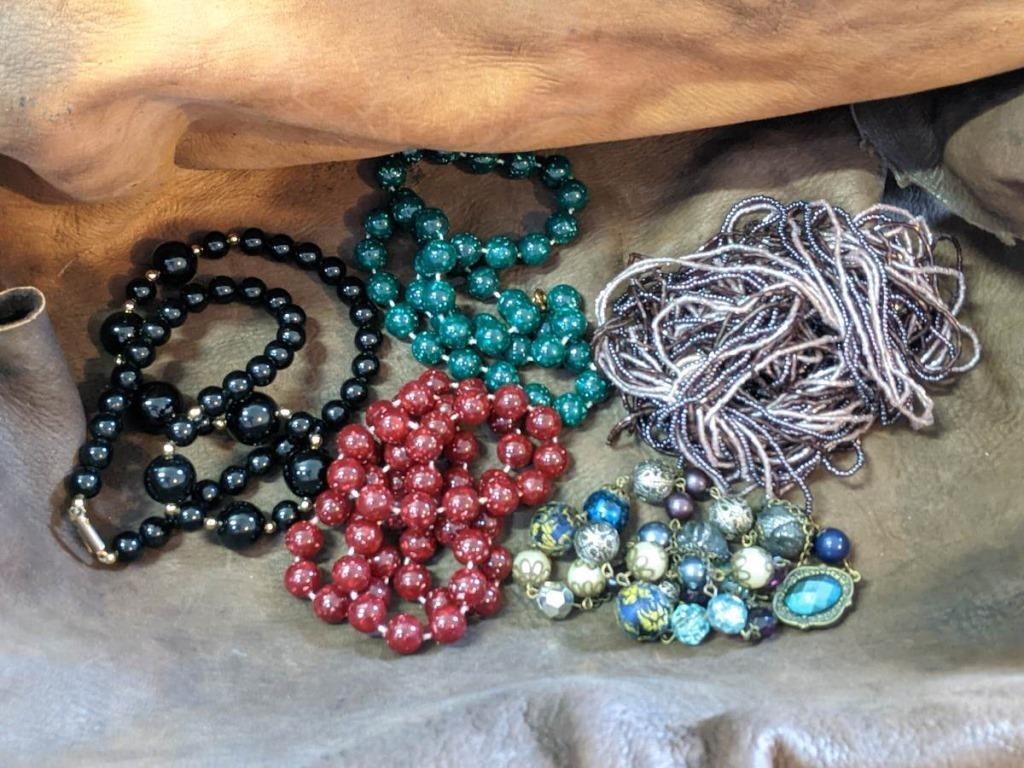 Vintage Lot of Bead Necklaces