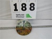 Painted Saw Blade Clock