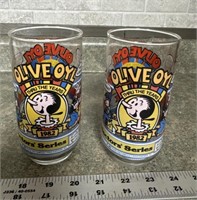 1982 olive oil collector series Popeye fried