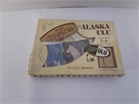 Vintage Alaskan ULU knife in original box