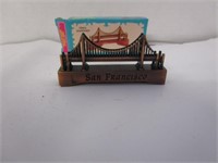 Die cast Golden Gate Bridge miniature pencil