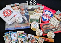 Phillies/BB Items w/ BBs Phils, Phils BB Cards