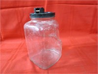 Vintage glass jug bottle.