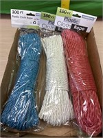 3 new packages of cloth rope