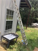 Werner 13 ft aluminum extension ladder