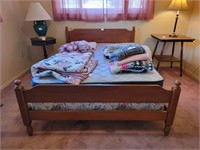 HARDROCK MAPLE DOUBLE BED AND FRAME
