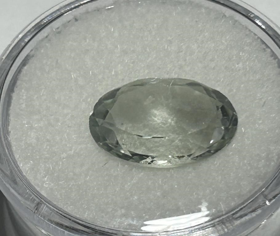 5.36CT GREEN AMETHYST GEMSTONE