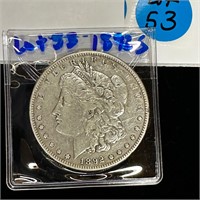 1892 - S  Morgan Silver $ Coin
