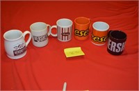 Reece's and Hersheys Coffee Mugs