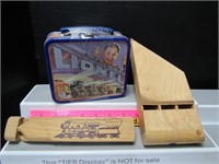 Wooden Train Whistles - Lionel Trains Lunch Box