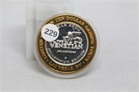 .999 Silver Round Venetian Casino