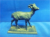 Meriden Metal Mountain Goat Figurine