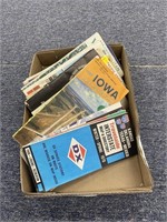 Lot of Collectible Road Maps w/ Various oil/Gas Ad