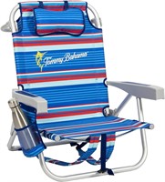 Tommy Bahama 5-Position Beach Chair - Blue