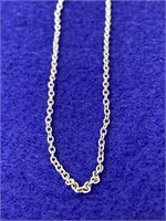 9in. Sterling Silver Necklace 2.08 Grams