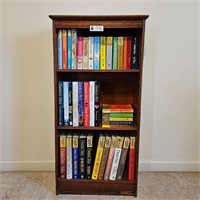 Bookshelf with Danielle Steel Books Included