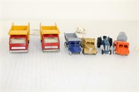 SMALL TOY TRUCKS AND TRACTORS