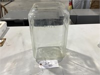 Pyrex Square Glass Jar